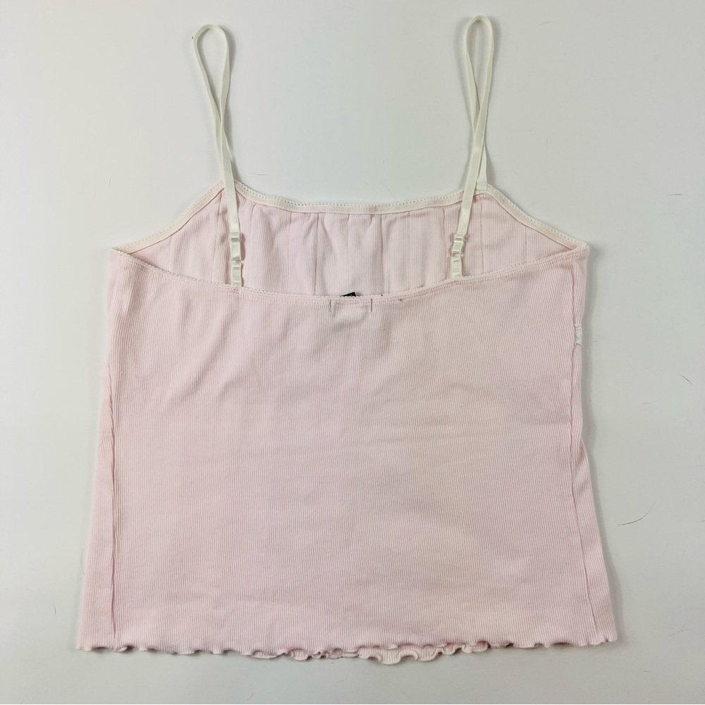 Vintage Moda International Victoria’s Secret Pink Floral Shabby Chic Cami - Picture 7 of 10